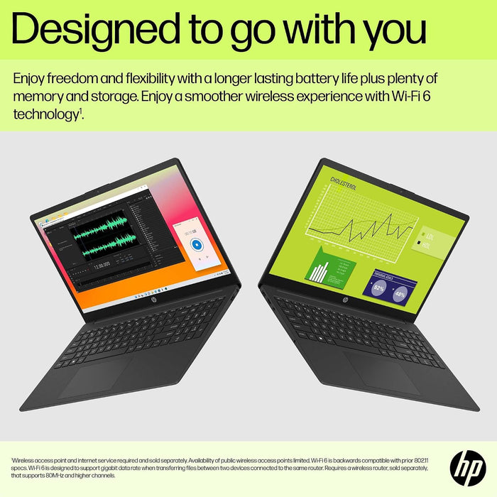 HP 15.6” Laptop | Intel Core i3-N305 | 8GB RAM | 256GB SSD | Full HD