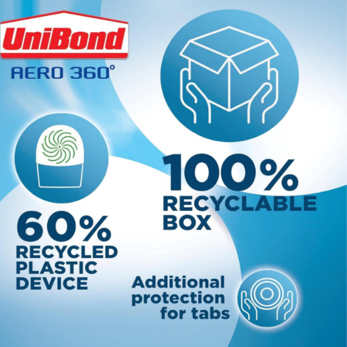 UniBond AERO 360 Moisture Absorber Lavender Refill Tab 4 x 450g