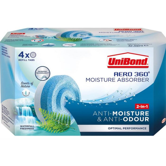 UniBond AERO 360 Moisture Absorber Lavender Refill Tab 4 x 450g