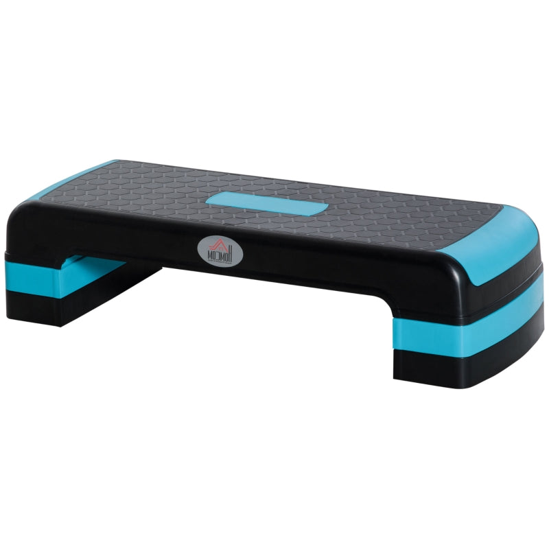 HOMCOM Aerobic Step, 10cm, 15cm & 20cm Height Adjustable Exercise Stepper, Nonslip Step Board Great for Home & Office