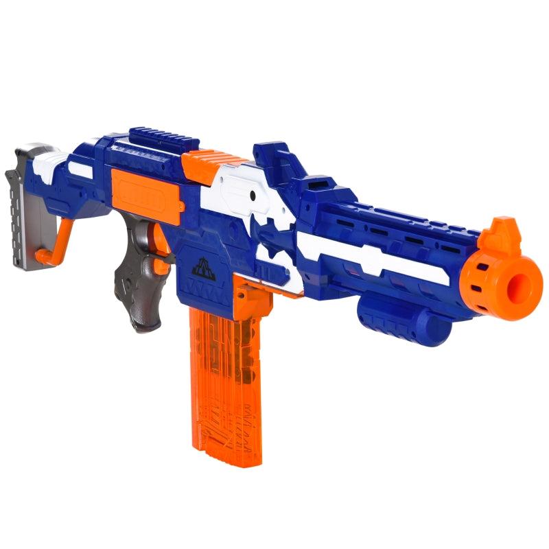 HOMCOM Toy Guns Automaitc Foam Blaster Gun with 20 Soft EVA Refill Darts Continuous Shooting Target Board for 8-12 years old