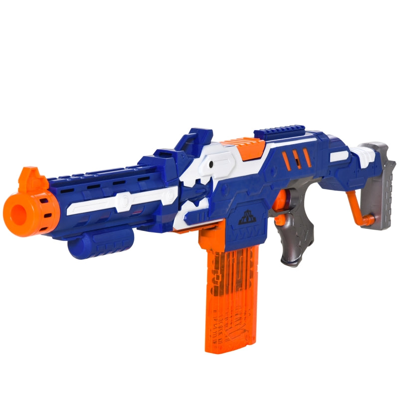 HOMCOM Toy Guns Automaitc Foam Blaster Gun with 20 Soft EVA Refill Darts Continuous Shooting Target Board for 8-12 years old