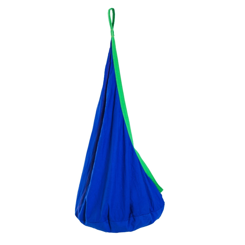 HOMCOM Swing Seat Hammock, φ70 x 150H cm-Blue