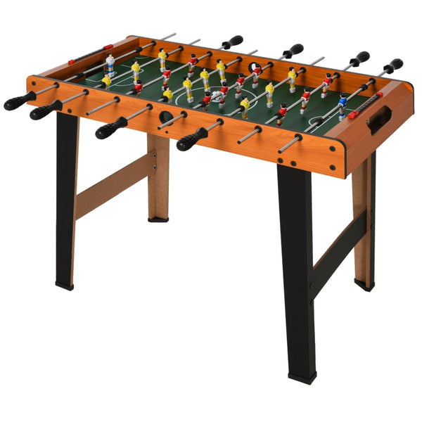 HOMCOM Soozier Foosball Table Heavy Duty  84.5cm for Arcades, Pub, Game Room, 8 Rods, 2 Balls