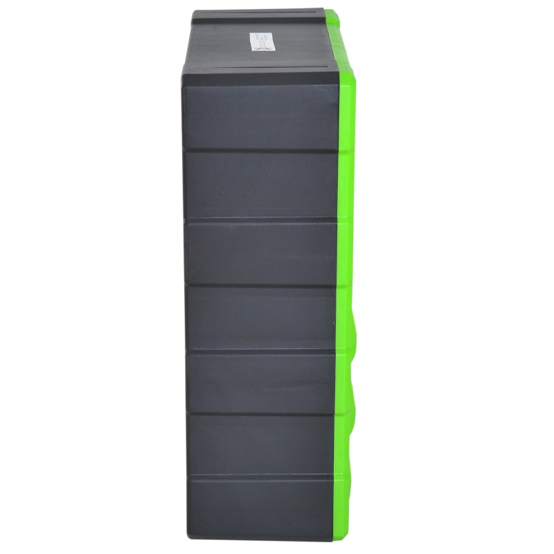 DURHAND 39 Drawer Storage Cabinets, 38Lx16Dx47.5H cm, Plastic-Green