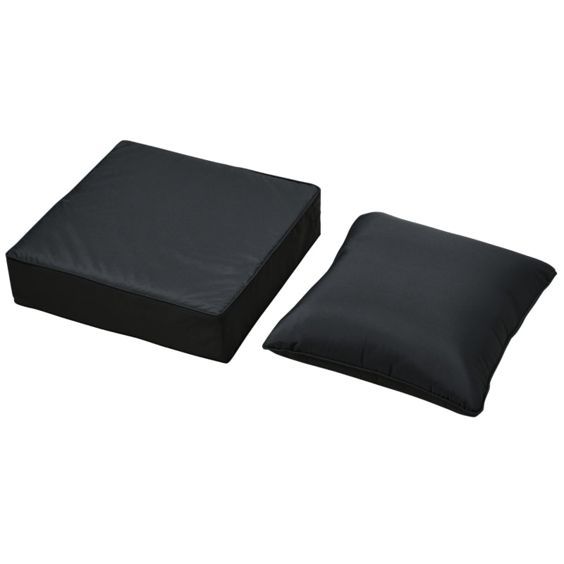 Outsunny Outdoor Seat Cushion Set Patio Deep Seating Chair Replacement Cushion