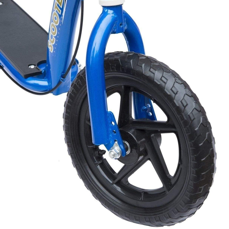 HOMCOM Teen Push Scooter Kids Children Stunt Scooter Bike Bicycle Ride On 12" EVA Tyres, Blue