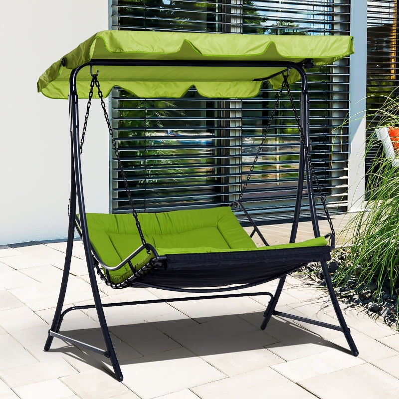 Outsunny Swing Chair Hammock Seat-Green