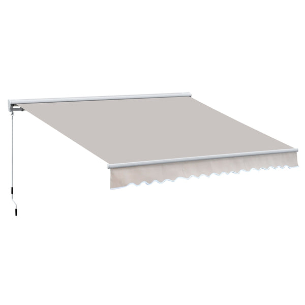 Outsunny 2.95Lx2.5M  Retractable Manual/Electric Awning