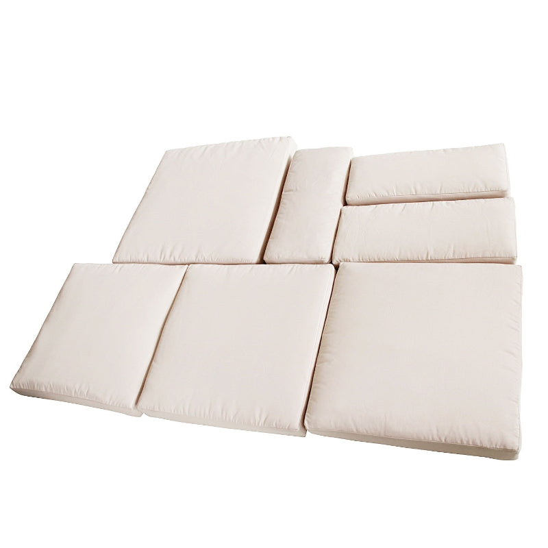 Outsunny Rattan Furniture Cushion Cover Replacement Set, 7 pcs