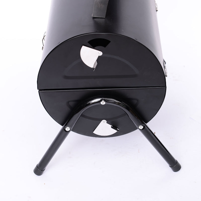 Outsunny Charcoal Grill Portable Folding Charcoal BBQ Grill Outdoor Tabletop Barbecue Grill