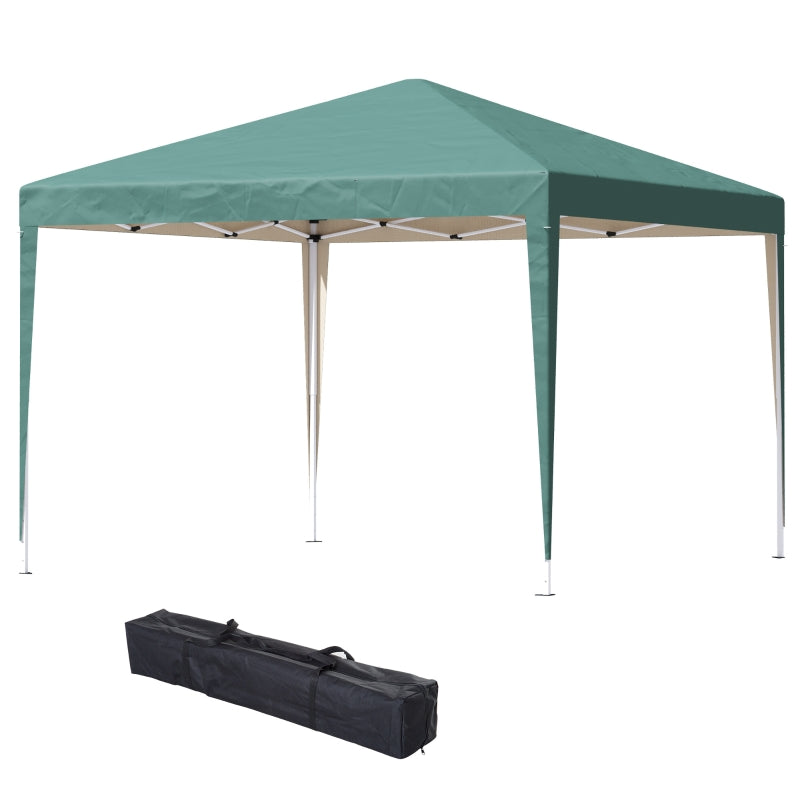 Outsunny 3 x 3 meter Garden Heavy Duty Canopy Rentals Marquee Party Tent Folding Wedding Canopy-Green