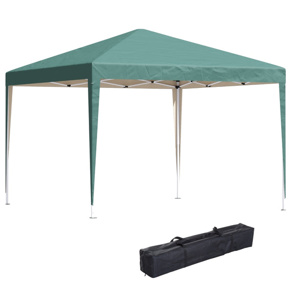 Outsunny 3 x 3 meter Garden Heavy Duty Canopy Rentals Marquee Party Tent Folding Wedding Canopy-Green