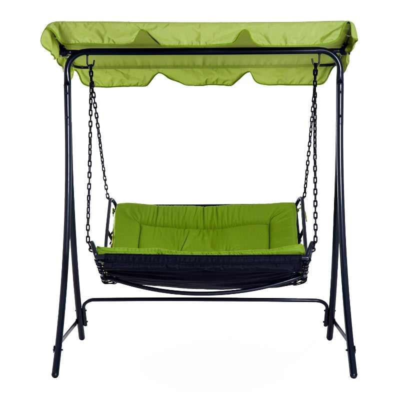 Outsunny Swing Chair Hammock Seat-Green