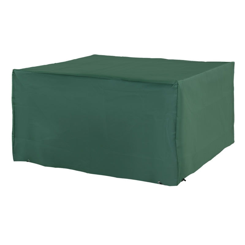 Outsunny UV Rain Protective Rattan Furniture Cover Cube Design Cover for Wicker Rattan Garden 135x135x75cm