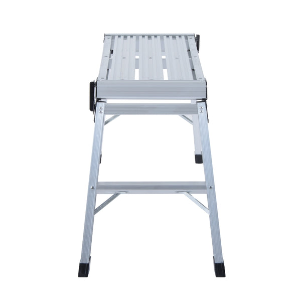 HOMCOM Folding Aluminum Workstand,109L x 40W x 50H cm