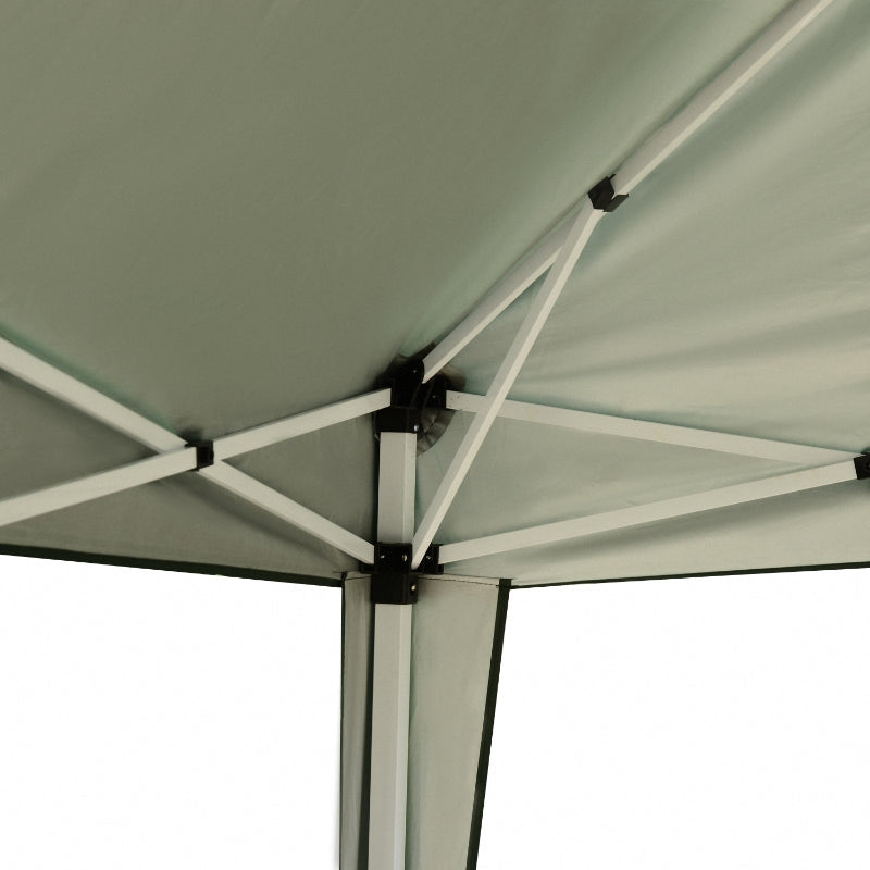 Outsunny 3 x 3 meter Garden Heavy Duty Canopy Rentals Marquee Party Tent Folding Wedding Canopy-Green