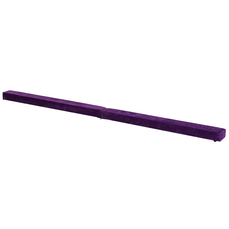 HOMCOM Balance Beam Trainer, 2.4 m-Purple