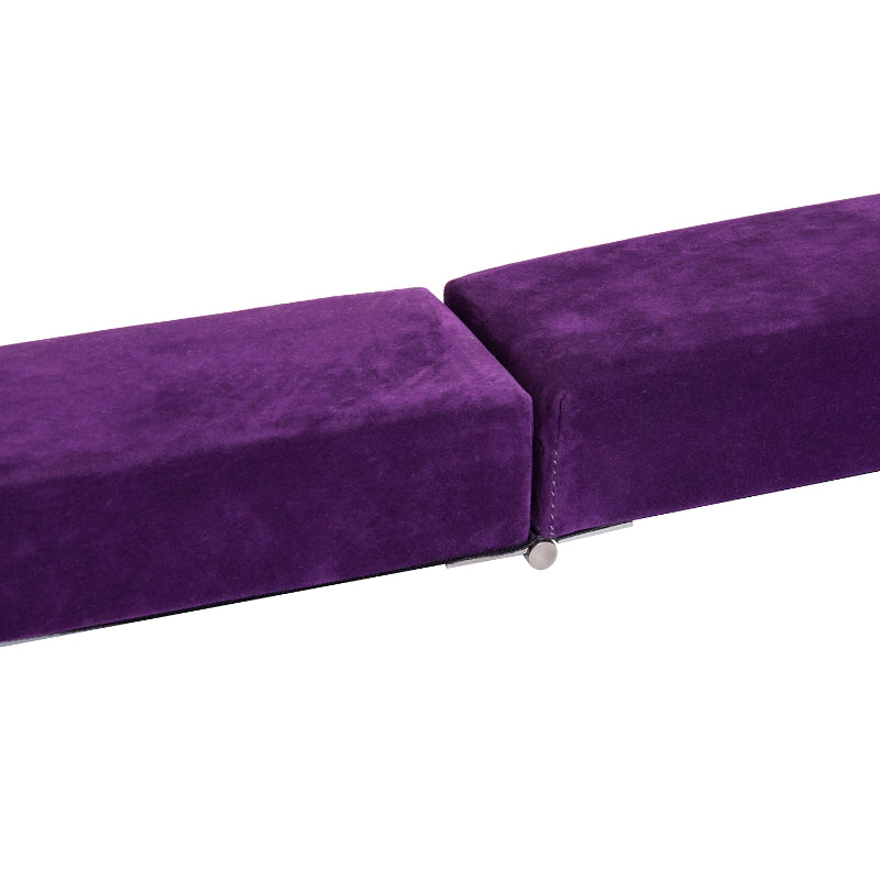 HOMCOM Balance Beam Trainer, 2.4 m-Purple