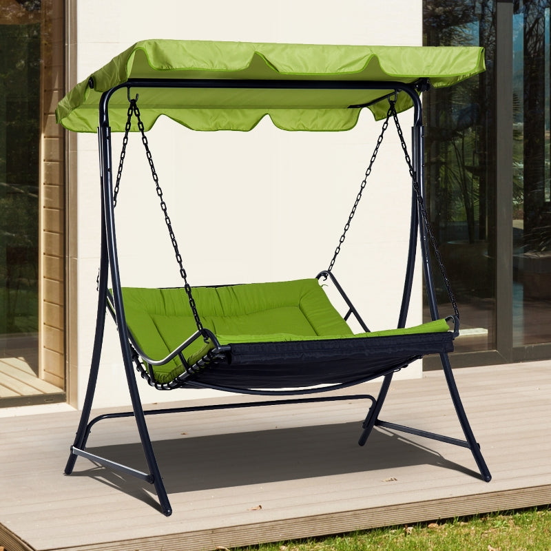 Outsunny Swing Chair Hammock Seat-Green