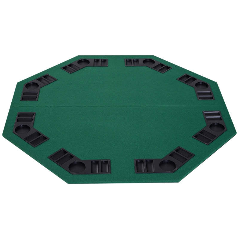 HOMCOM 1.2m/48Inch Foldable Poker Table W/ Carrying Bag