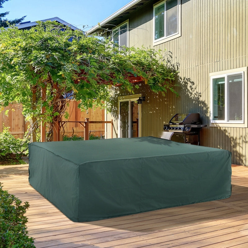 Outsunny Large Patio Garden Furniture  Set Cover 600D Oxford Square Waterproof - 230L x 230W x 70H cm