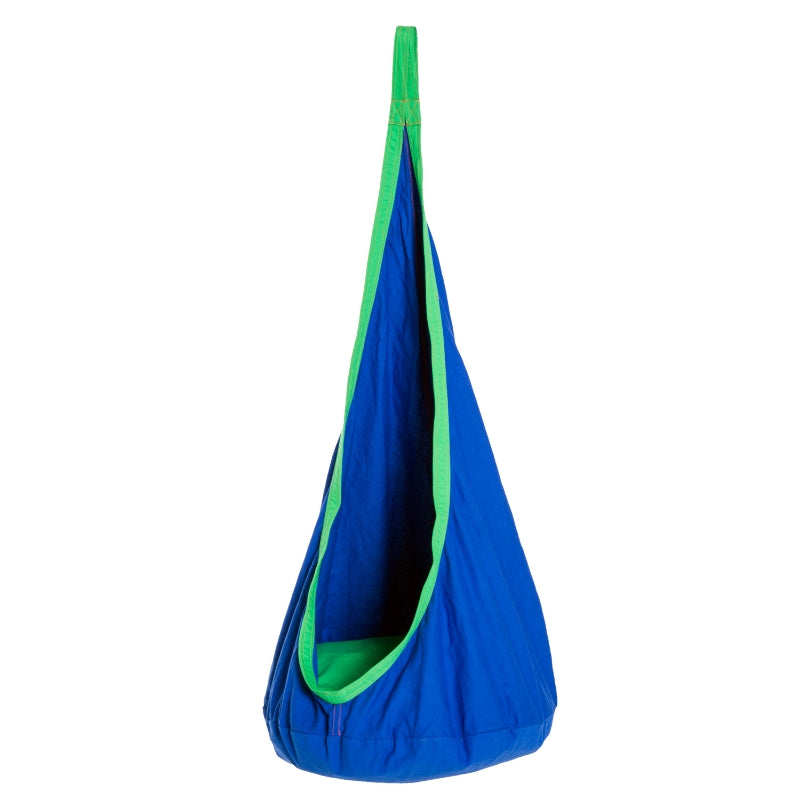 HOMCOM Swing Seat Hammock, φ70 x 150H cm-Blue