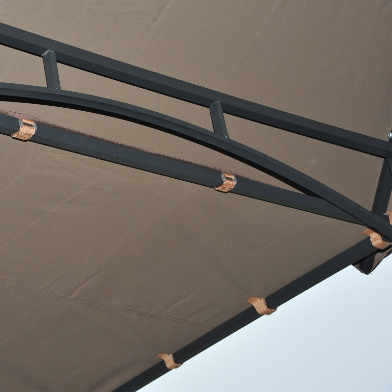 Outsunny 250L x 150W cm Waterproof Canopy Awing-Coffee