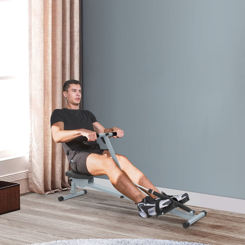 HOMCOM Rowing Machine W/ Monitor