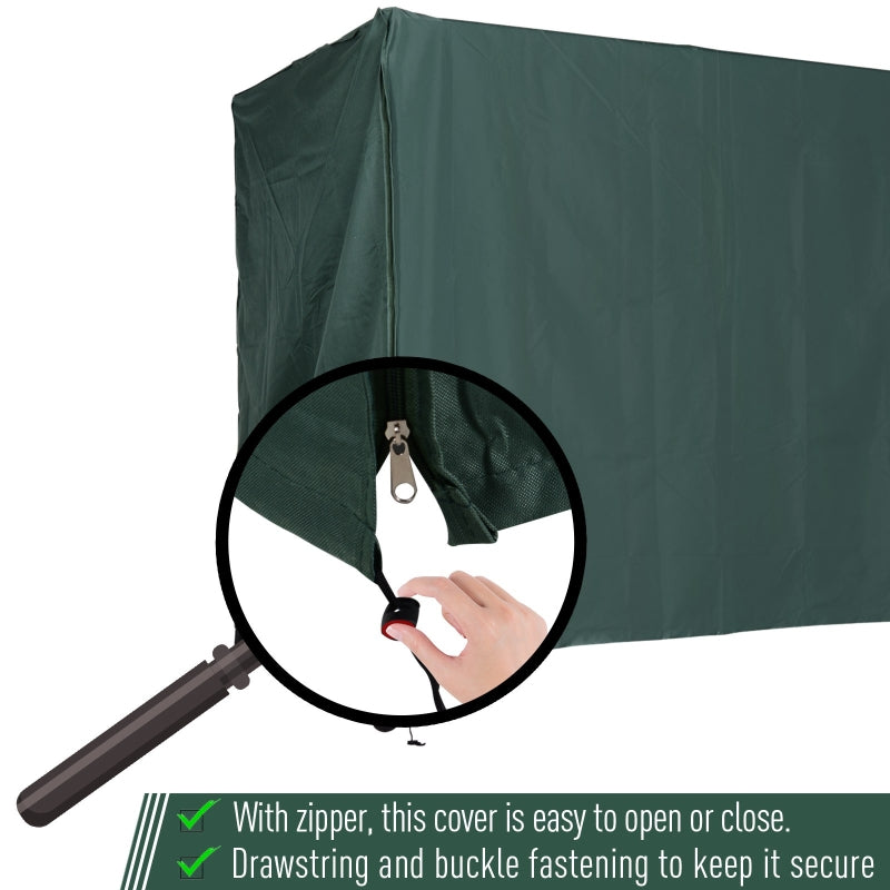 Outsunny 600D Oxford Polyester Waterproof Swing Chair Cover Green