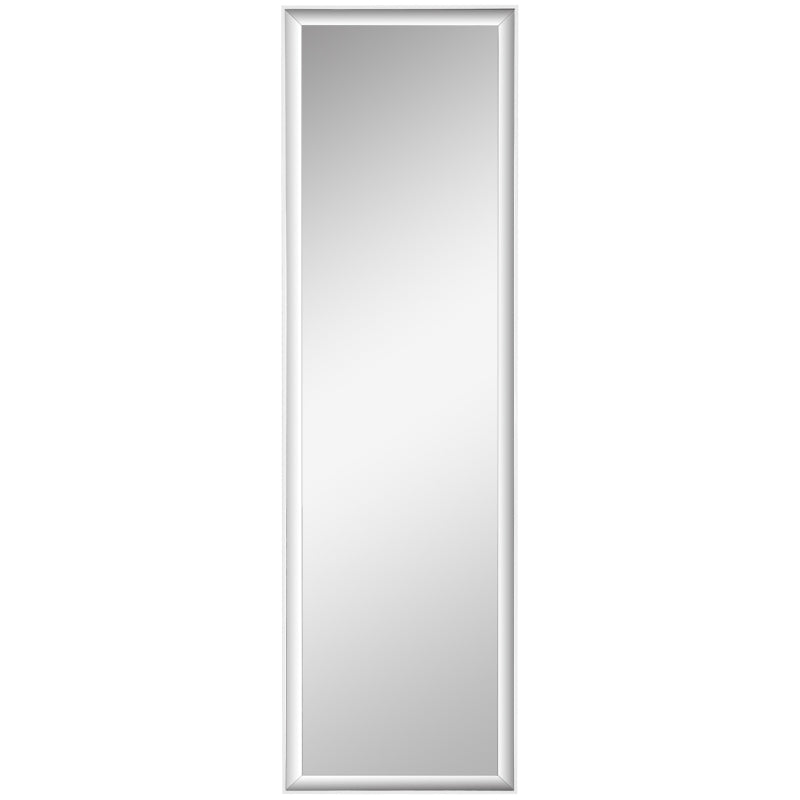 HOMCOM Full Length Mirror Wall-Mounted, Rectangle Dressing Mirror for Bedroom, Living Room, White