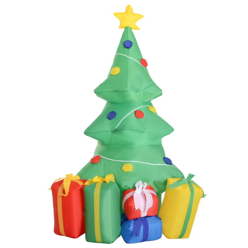 HOMCOM 1.5m Inflatable Christmas Tree W/LED lights